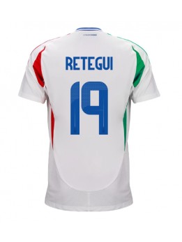 Italien Mateo Retegui #19 Auswärtstrikot EM 2024 Kurzarm